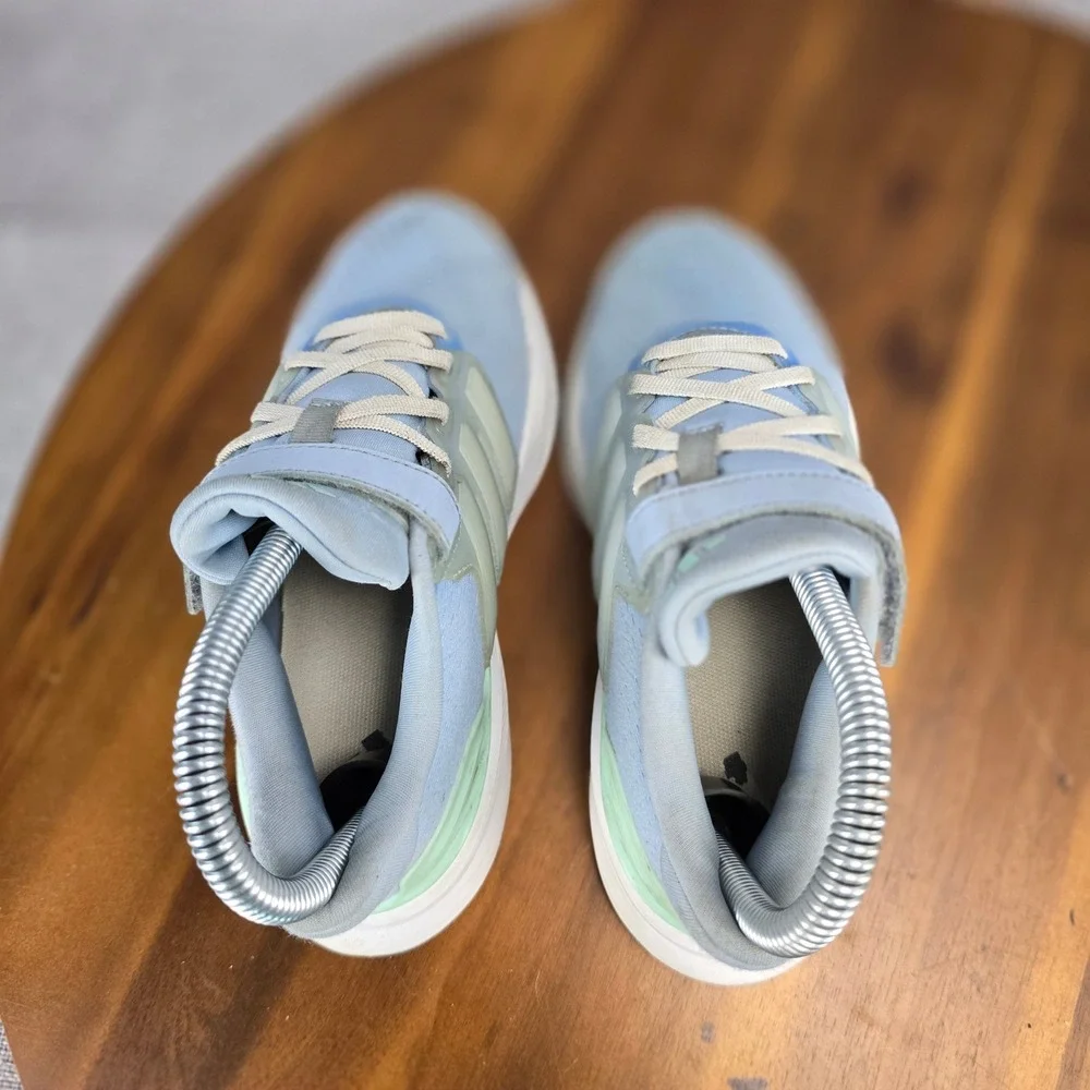 Adidas Duramo 10 Kids Blue Mint Green Athletic Sneakers Size 1 IF4134